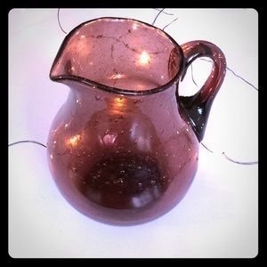 Biot Studio Vintage Violet Bubble Glass